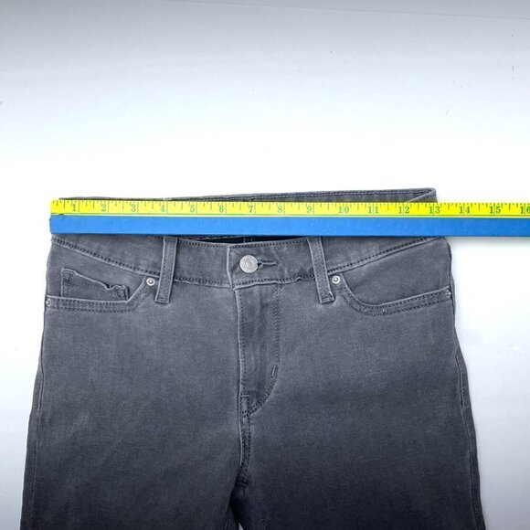 Levi's 711 Women's Jeans Grey Skinny Jeans Stretch size 26 length 30" - Picture 3 of 9
